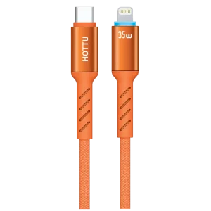 HOTTU CTL16 35W PD Fast Charging Cable – USB-C to Lightning Braided Cable