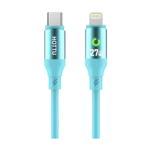 HOTTU CTL19 Fast Charging Cable โ 27W Aluminum Alloy + Silicone
