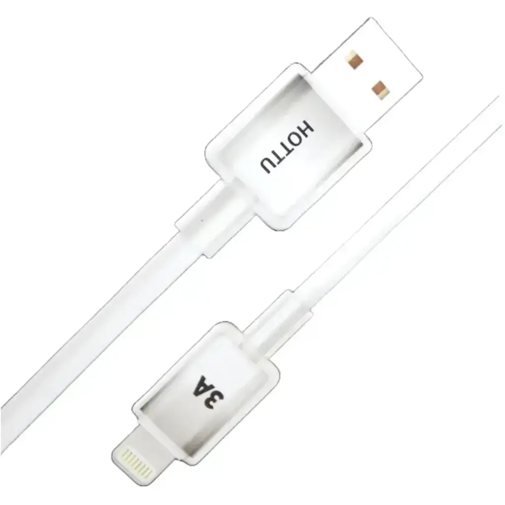 HOTTU SF06 3A Fast Charging Cable – USB to Iphone Silicone Cable