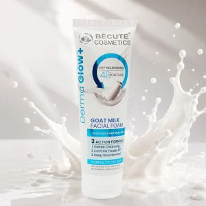 BeCute Derma Glow+ Goat Milk Facial Foam 200ML: