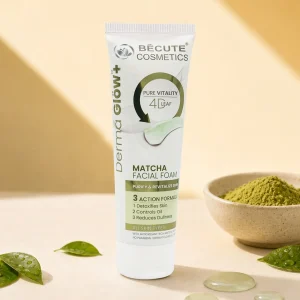BeCute Derma Glow+ Matcha Facial Foam 200ML: