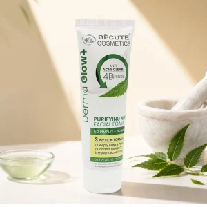 BeCute Derma Glow+ Purifying Neem Facial Foam 200ML: