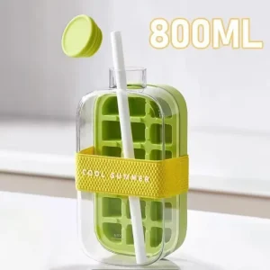 2 In 1 Ice Maker Ice Cube Bottle 800ML