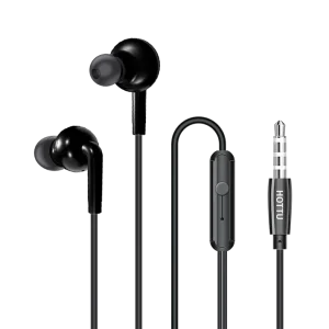 HOTTU HF04 3.5mm Wired Stereo Earphones with Microphone & Hi-Fi Sound