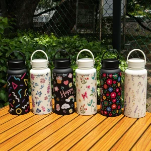 Thermotrek BOTANIC Premium Vacuum Insulated Flask Bottle with Handle — 950ml: