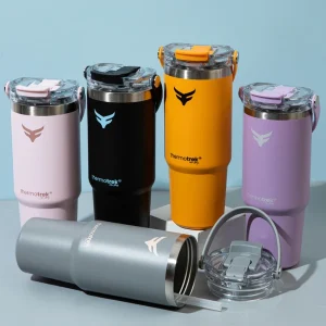 Thermotrek REVOLT Premium Vacuum Insulated Tumbler with Handle — 900ml