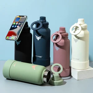 Thermotrek Jackson Premium Insulated Vacuum Flask with Magnetic Phone Holder – 950ml