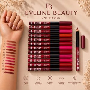 Eveline Beauty Lipstick Pencil 12PCS: