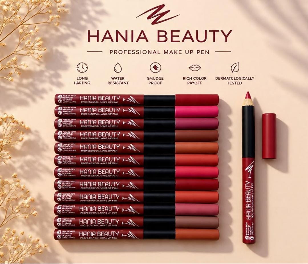Hania Beauty Professional Make-Up Pens, 12PCS: