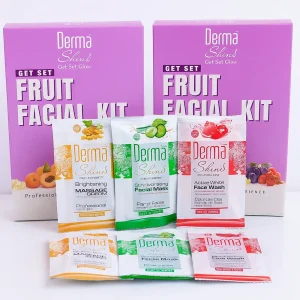 Derma Shine Fruit Facial Kit Sachet - 6 Packs: