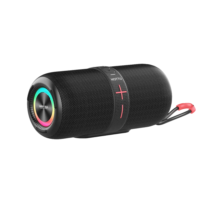 HOTTU BS02 Bluetooth Speaker – IPX5 Waterproof, RGB Light & Powerful Bass