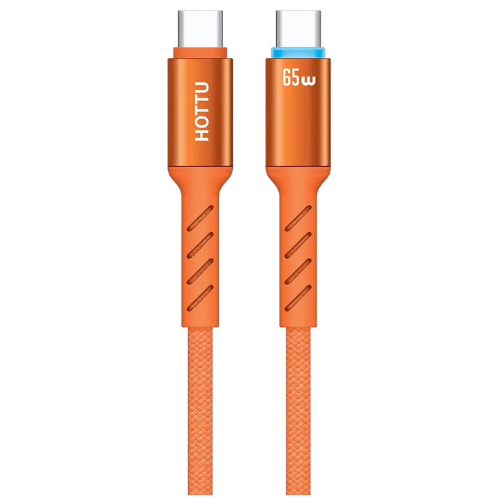 HOTTU CTC15 Type-C Data Cable – 65W Fast Charging, Braided & Durable Design