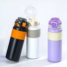 Sporty Thermos Water Bottle 580mL/19.61fl.oz: - Image 2