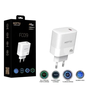 HOTTU FC09 Mobile Wall Charger-PD PORT WALL ADPATER (FC09) 45W
