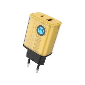 HOTTU FC17 25W Fast Mobile Wall Charger - USB Port, PD & QC3.0, Universal Compatibility