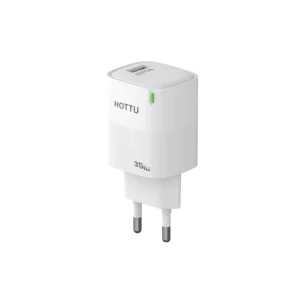 HOTTU FC30 35W Fast Mobile Wall Charger - Single USB-C Port, Qualcomm QC3.0, Universal Compatibility