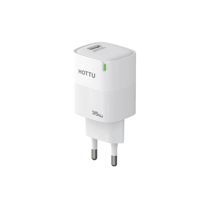 HOTTU FC30 35W Fast Mobile Wall Charger - Single USB-C Port, Qualcomm QC3.0, Universal Compatibility