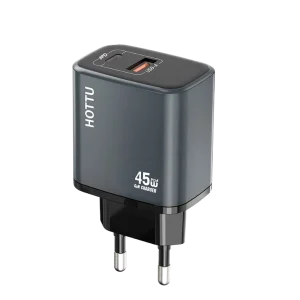 HOTTU FC53 GaN Super Fast Charger – 45W Power, PD Fast Charging & Compact Design
