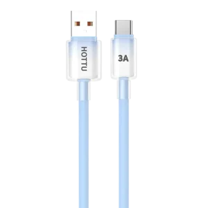 HOTTU SF06 3A Fast Charging Cable โ USB to Type-C Silicone Cable