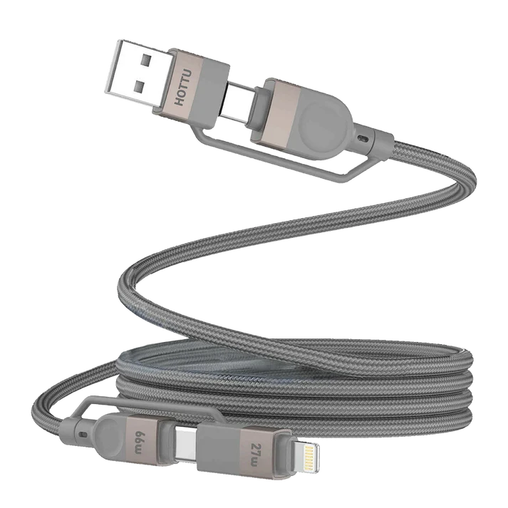 HOTTU SF15 Fast Charging Data Cable – 3.0A, Zinc Alloy & Braided Wire
