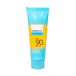 ONLYAURA Sunblock SPF90 100ML: