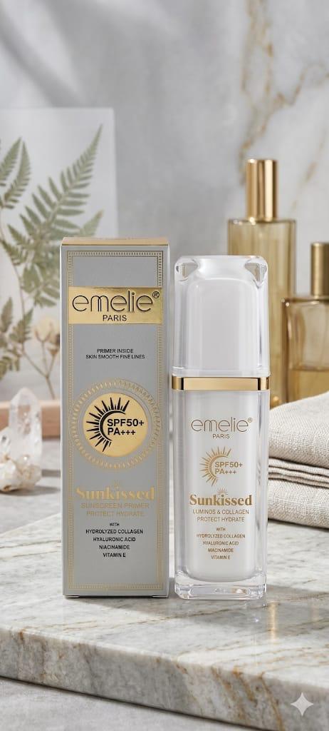 emelie Sunscreen SPF 50, sun protection, UV protection, face cream 30ML: - Image 3