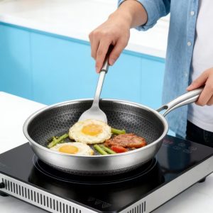 Tri-Ply Stainless Steel Non-Stick Fry Pan 26cm: Item Code: 75-4
