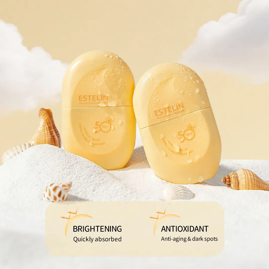 ESTELIN Super UV Tone-up Vitamin C & Arbutin Sunscreen 60g - Image 4