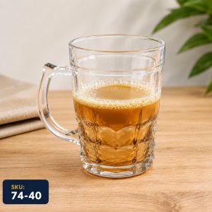 Classic Textured Glass Mug 74-40: