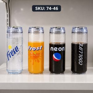 Can-Shaped Double-Wall Freezer Gel Water Bottles:74-46