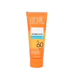 ONLYAURA Sunblock SPF60 50ML