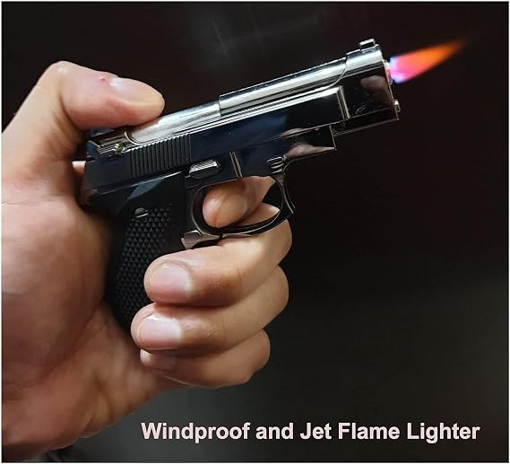 Mini Beretta M92G CQB Shaped Gas Gun Lighter - Compact & Refillable Design - Image 3