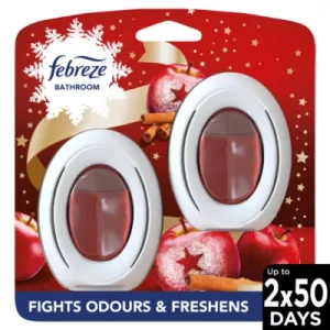 Febreze Bathroom Continuous Air Freshener Spiced Apple 2 Counts