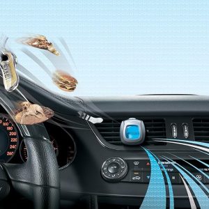 febreze Car Air Fresheners, New Car Scent, Odor Eliminator for Strong Odors Car Vent Clips (1 Count)