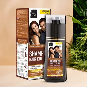BioLuxe Naturals Hair Colour Shampoo (Dark Brown) 180ML: