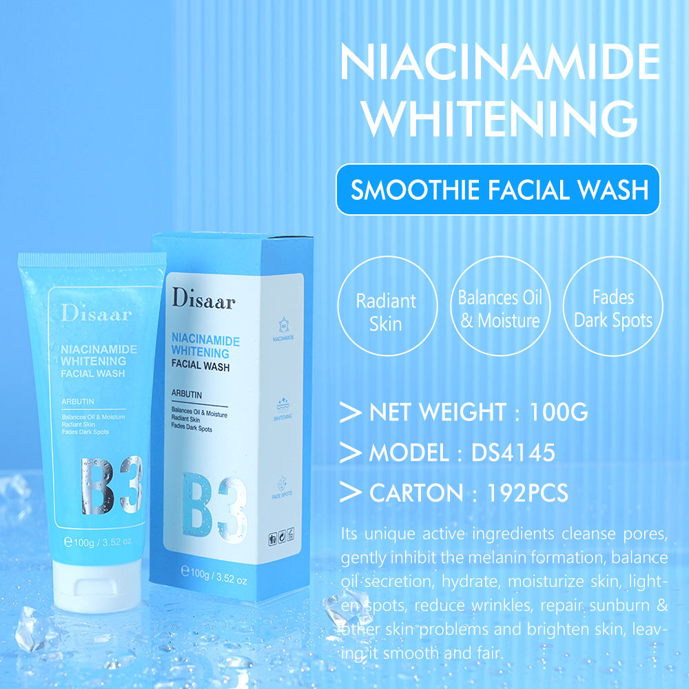 Disaar Niacinamide Whitening Facial Wash B3 100ML - Image 4
