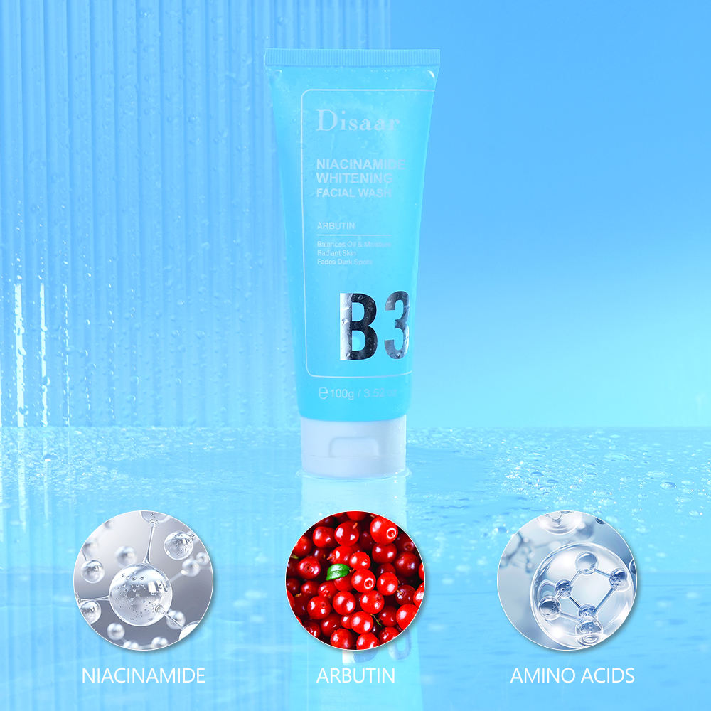 Disaar Niacinamide Whitening Facial Wash B3 100ML - Image 3