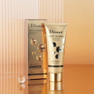 Disaar 24k Gold & Peptide Facial Cleanser Face Wash 120g