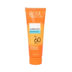ONLYAURA Sunblock SPF60 100ML: