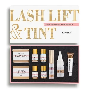 ICONSIGN Eye Lash & Brow Lift Kit Semi-Permanent Eyelash & Eyebrow 2-IN-1 Kit