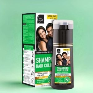 BioLuxe Naturals Hair Colour Shampoo (Black) 180ML: