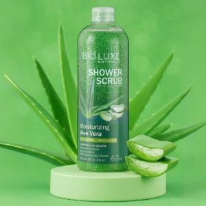 BioLuxe Naturals Moisturizing Aloe Vera Cleansing Exfoliating Shower Scrub,1000ml
