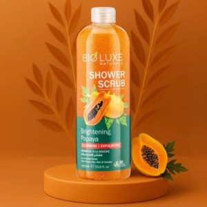 BioLuxe Naturals Brightening Papaya Shower Scrub,1000ML