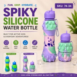 Silicone Collapsible Bottles with Premium Silicone Quality SKU 74-34