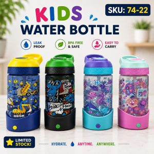 Character Themed Plastic Water Bottle | 500ml: