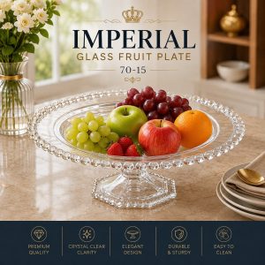 Imperial Glass Fruit Plate (Model 70-15):