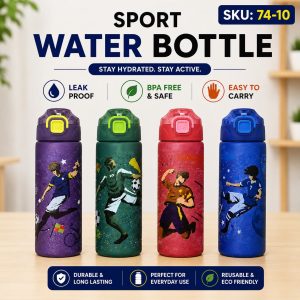 Anime-Themed Sports Water Bottles: