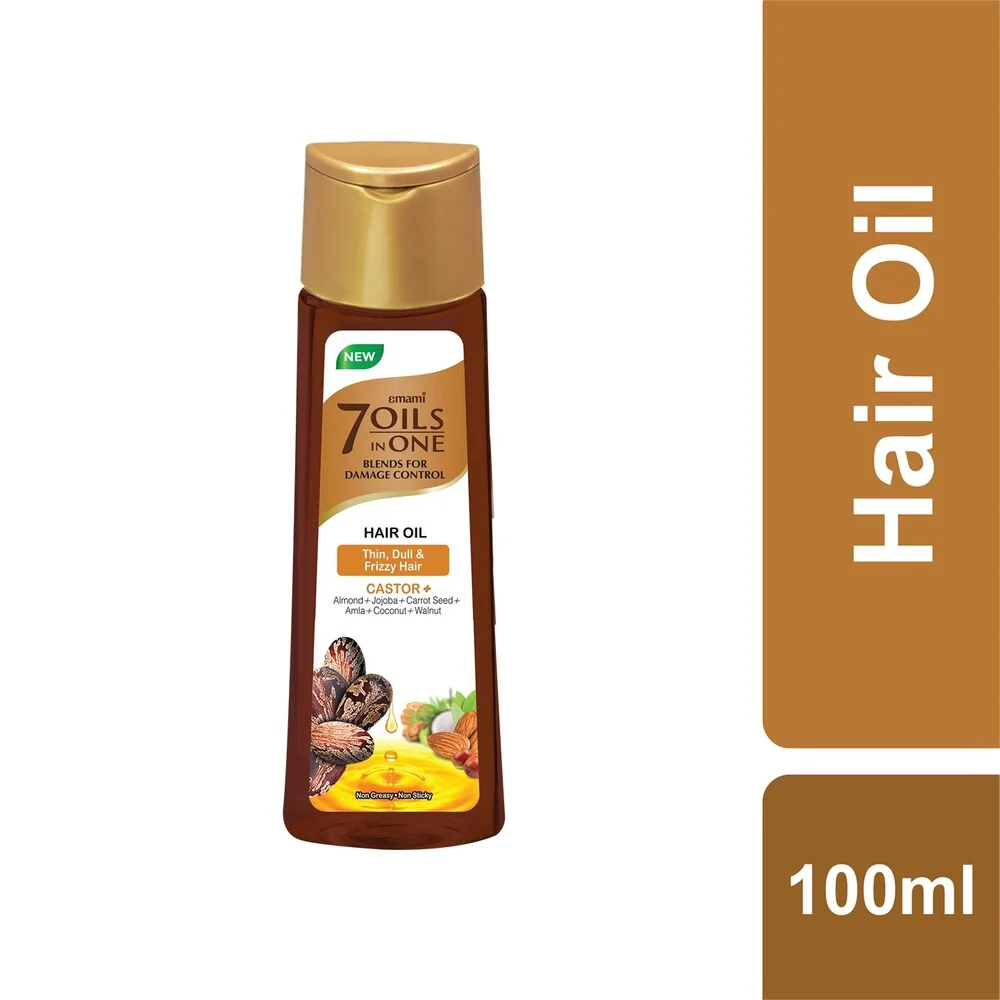 Emami 7 Oils in 1 Hair Oil For Thin Dull And Frizzy Hair 100ml