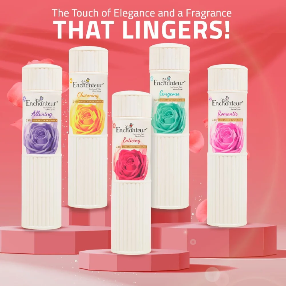 Enchanteur Charming Talc Perfumed Body Powder – 250 g - Image 4