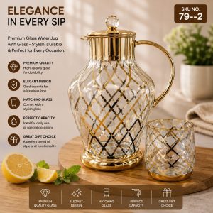 7-Piece Premium Elegant Glass Water Jug Set(SKU 79–2)